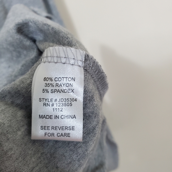 NWT Suspender Dress Mini Skirt Heather Gray Medium - Picture 4 of 5